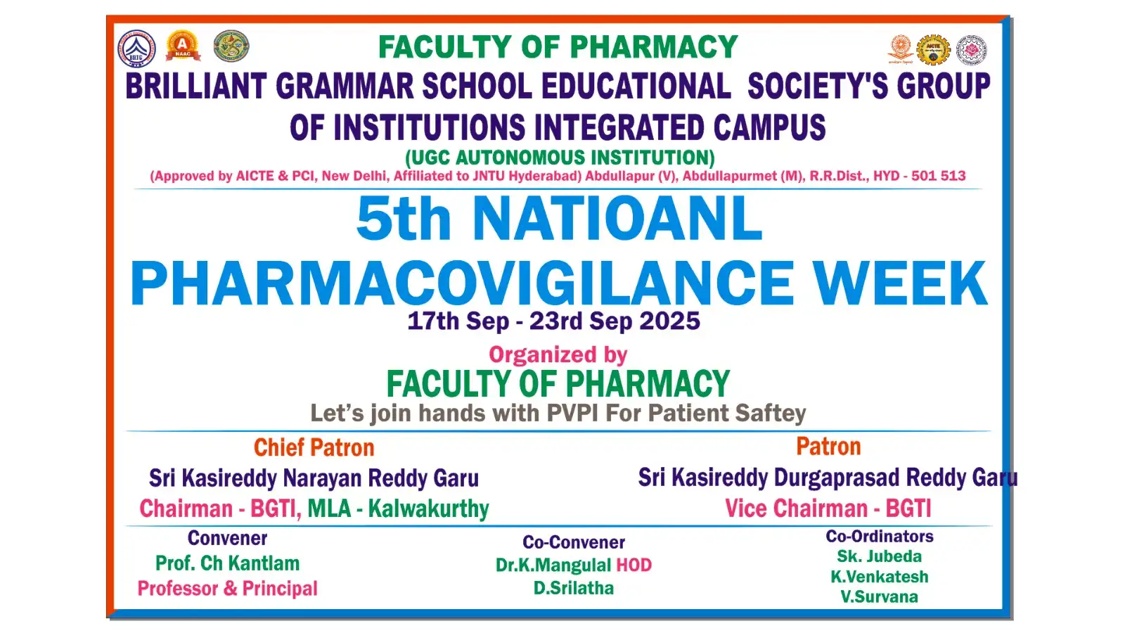 5th National Pharmacovigilance Week